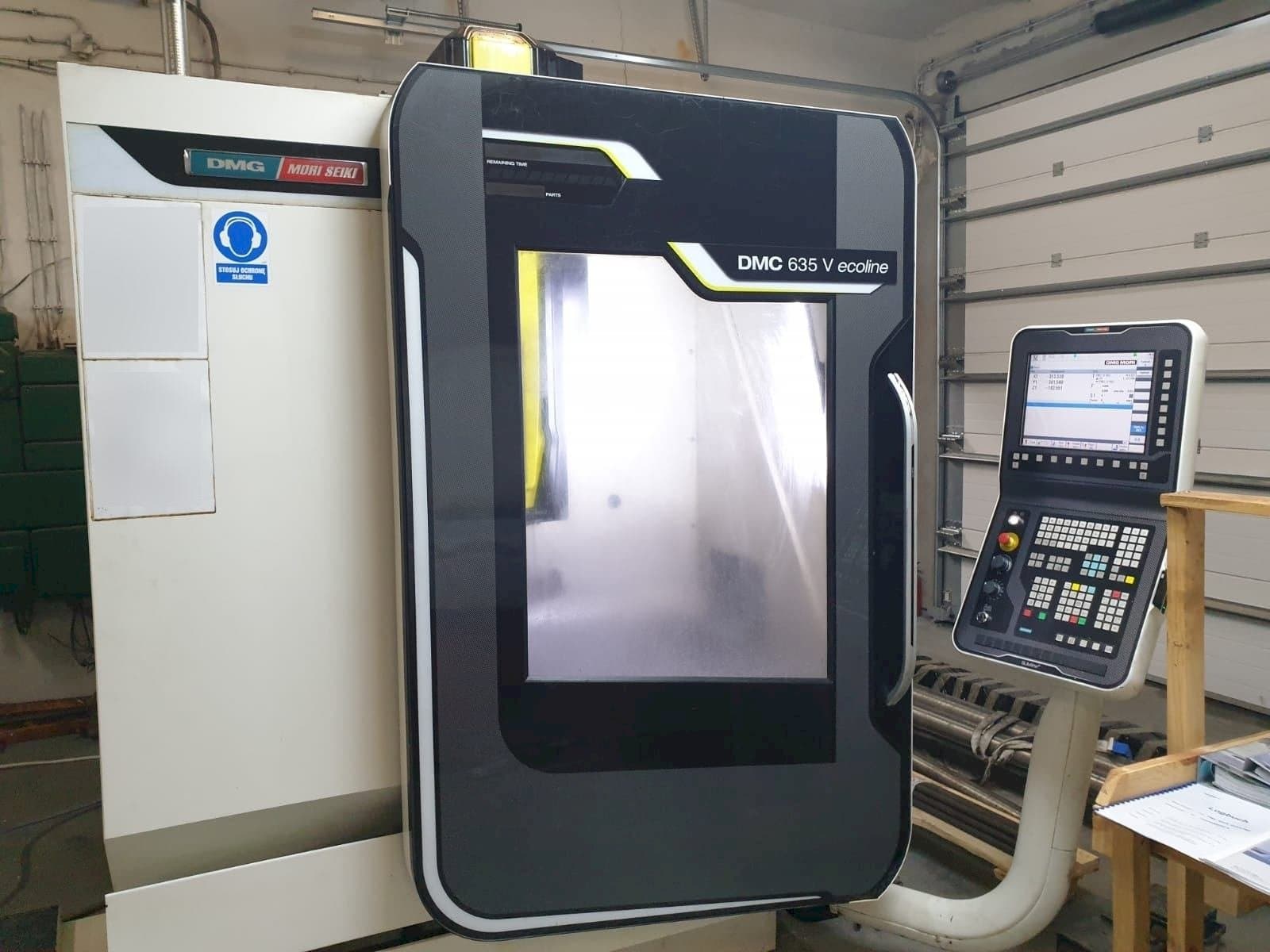 Vooraanzicht van DMG DMC 635 V ecoline machine