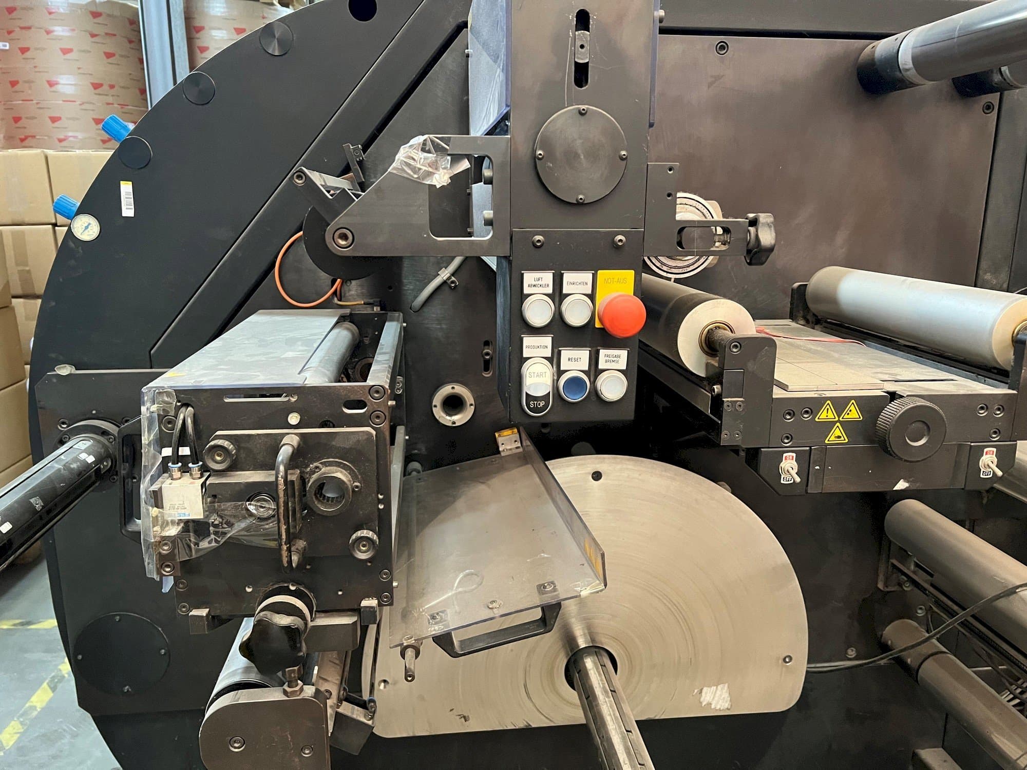 Vooraanzicht  van FLEXOR 380B  machine