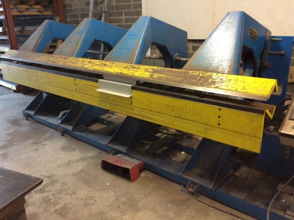 Vooraanzicht van Tensol P200-4 machine