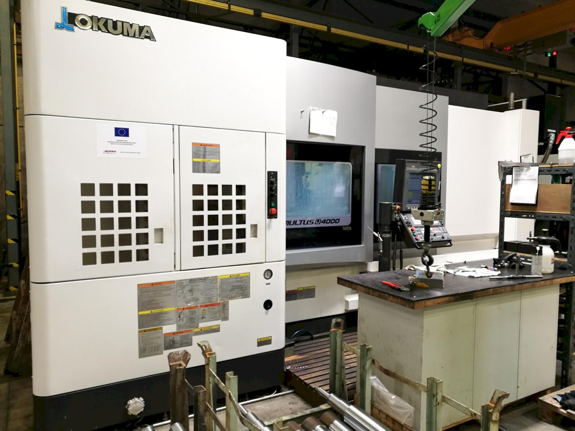Vooraanzicht van Okuma Multus U4000 1SC-2000 machine