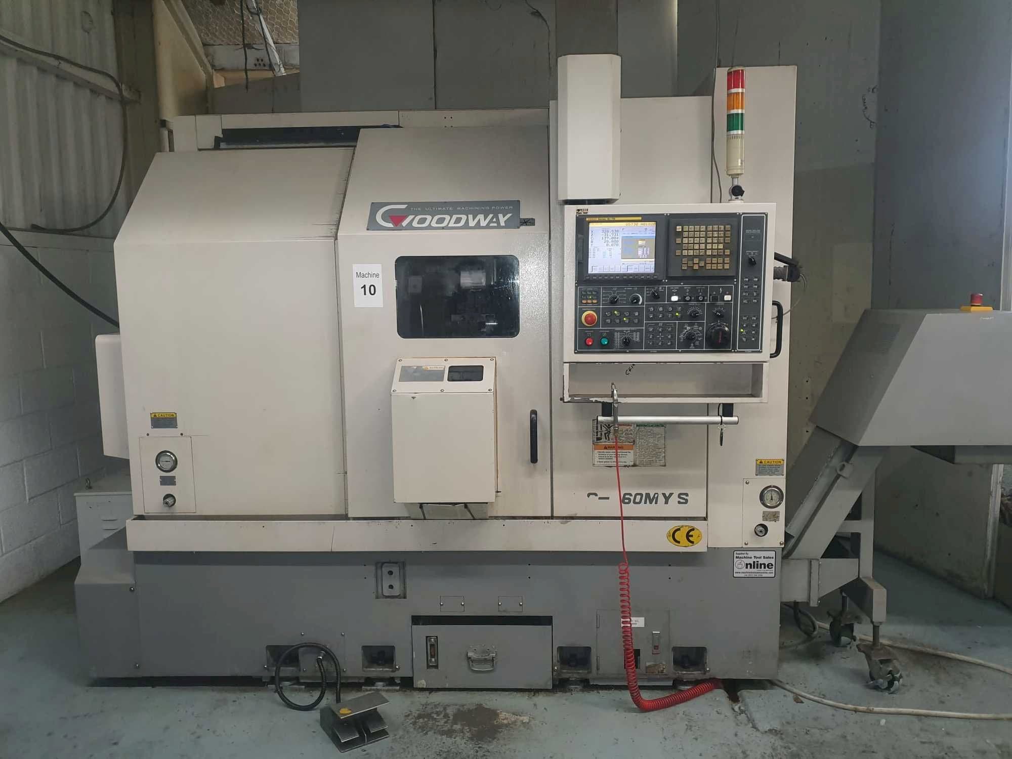 Vooraanzicht van Goodway GS-260MYS machine