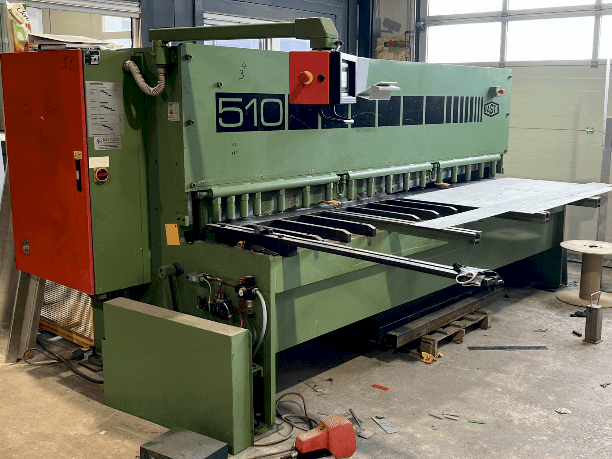 Vooraanzicht van FASTI 510-30/6 machine