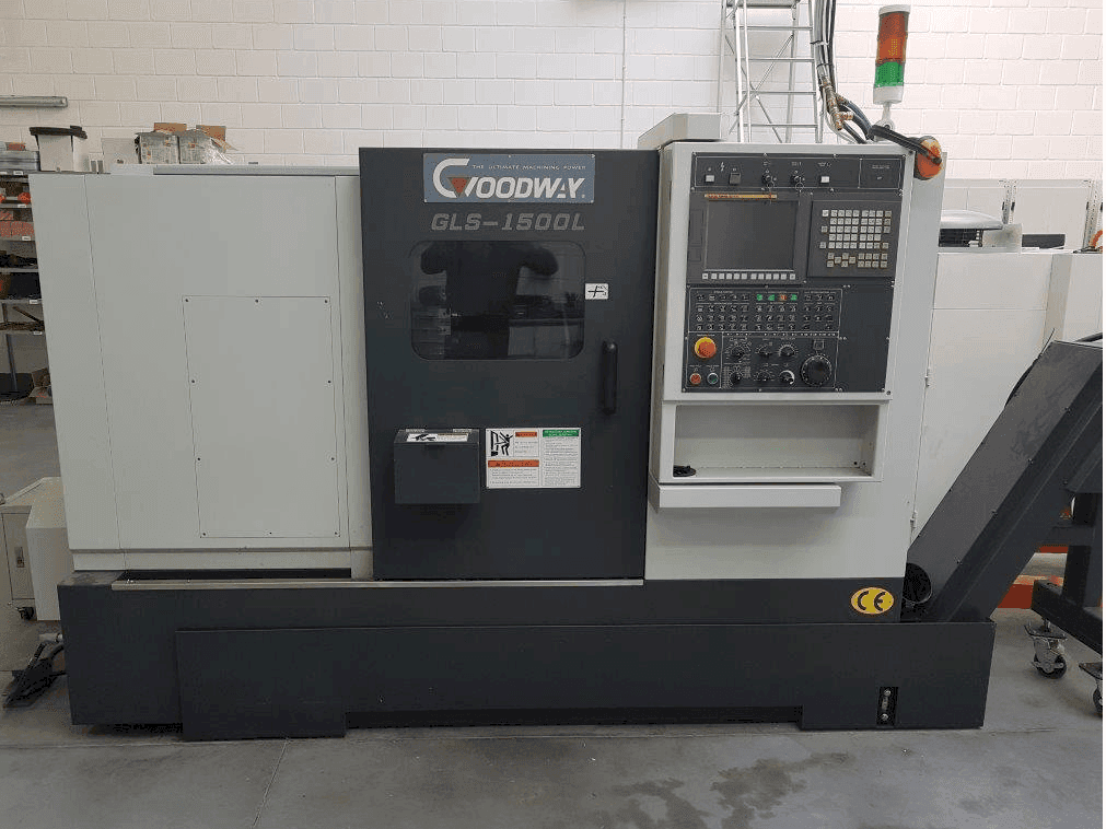 Vooraanzicht van Goodway GLS-1500L machine