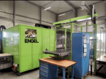 Vooraanzicht van Engel Duo 11050/1100 WP machine