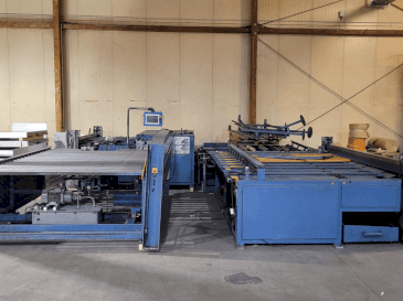 Vooraanzicht van TWIN SEAM KA 2000-3000 machine
