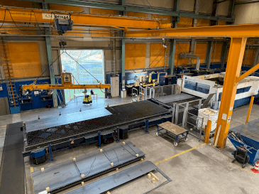 Vooraanzicht van TRUMPF TruLaser 8000 machine