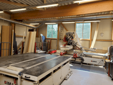 Vooraanzicht van IMA BIMA CUT 120/300 machine