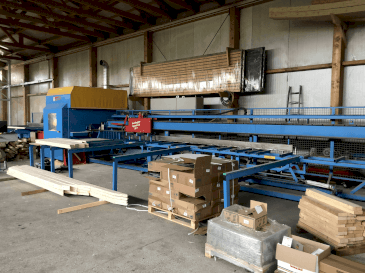 Vooraanzicht van HUNDEGGER Speed-Cut SC1 machine