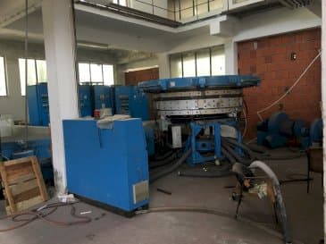 Vooraanzicht van BANDERA Blow Film Extruder machine