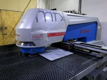 Vooraanzicht  van Euromac MTX Flex 6  machine