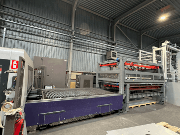 Vooraanzicht van Bystronic ByTrans 3015 Standard machine