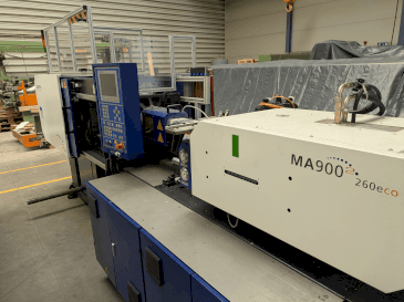 Vooraanzicht van HAITIAN MA900 II eco machine