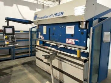Vooraanzicht van Trumpf TrumaBend V85S machine