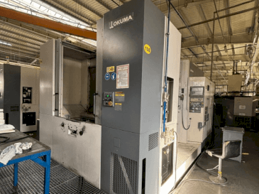 Vooraanzicht van Okuma MA 600 HB machine