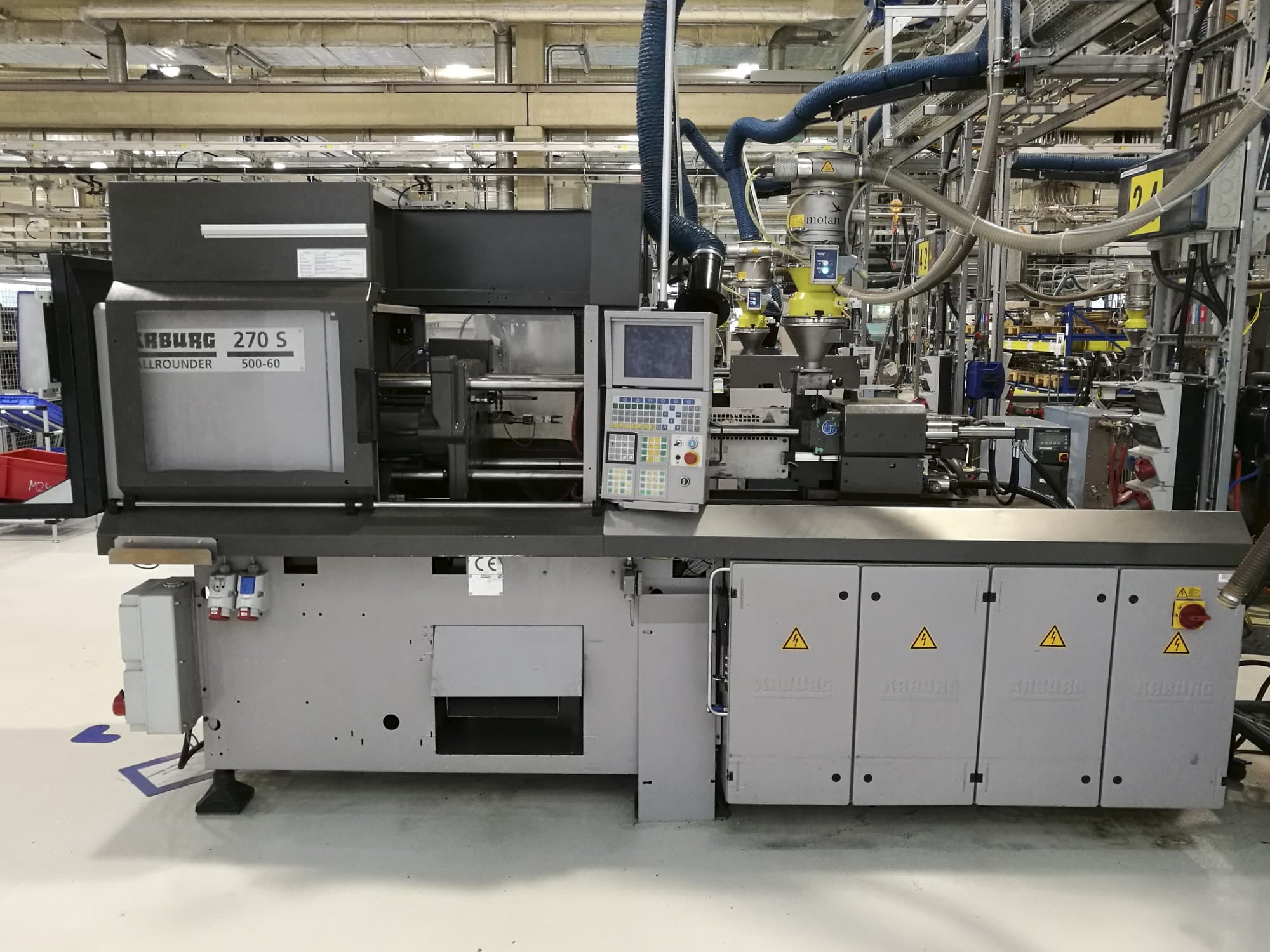 Vooraanzicht van Arburg 270S 500-60 machine