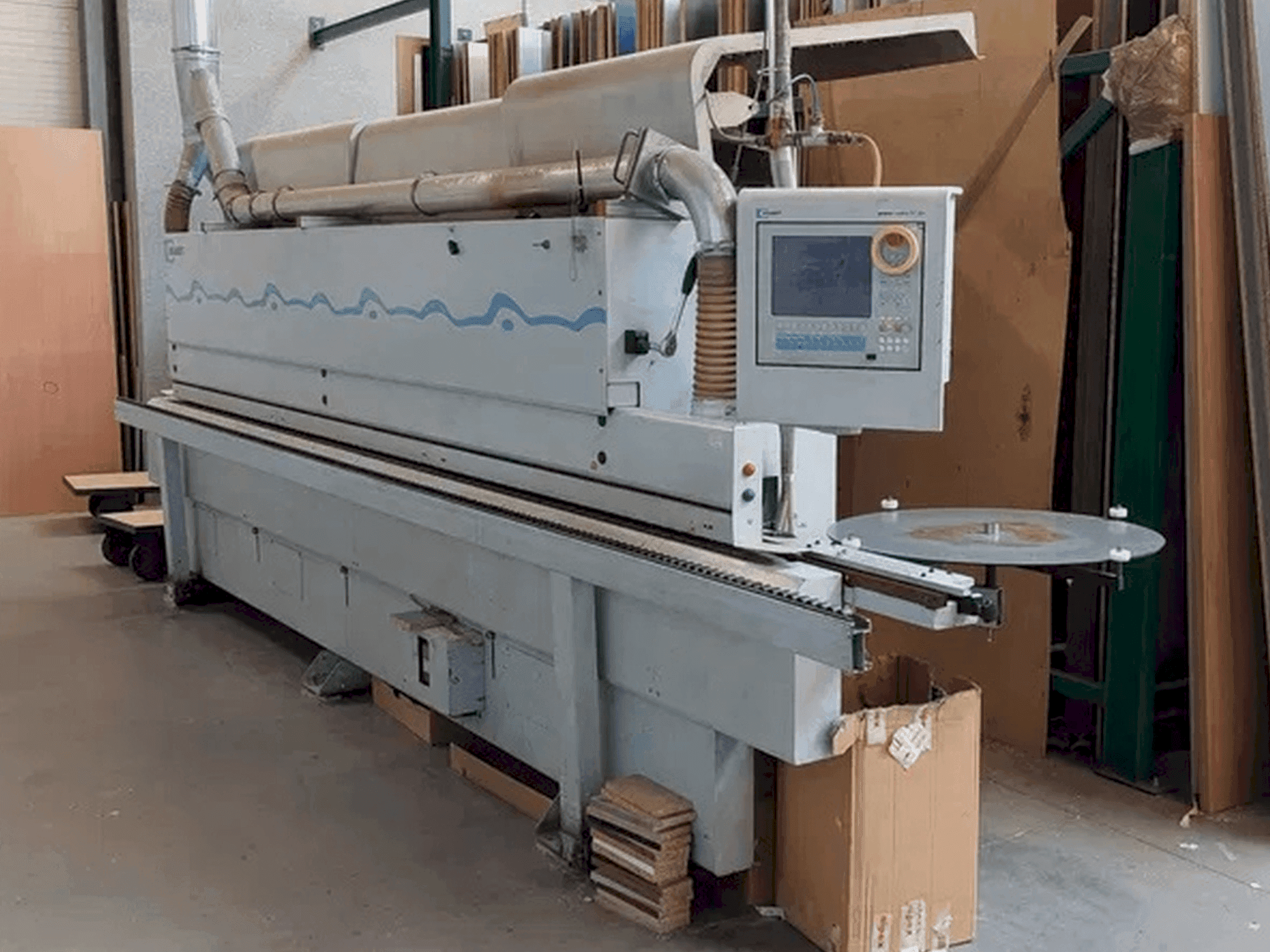 Vooraanzicht van BRANDT Optimat KDF 550 machine