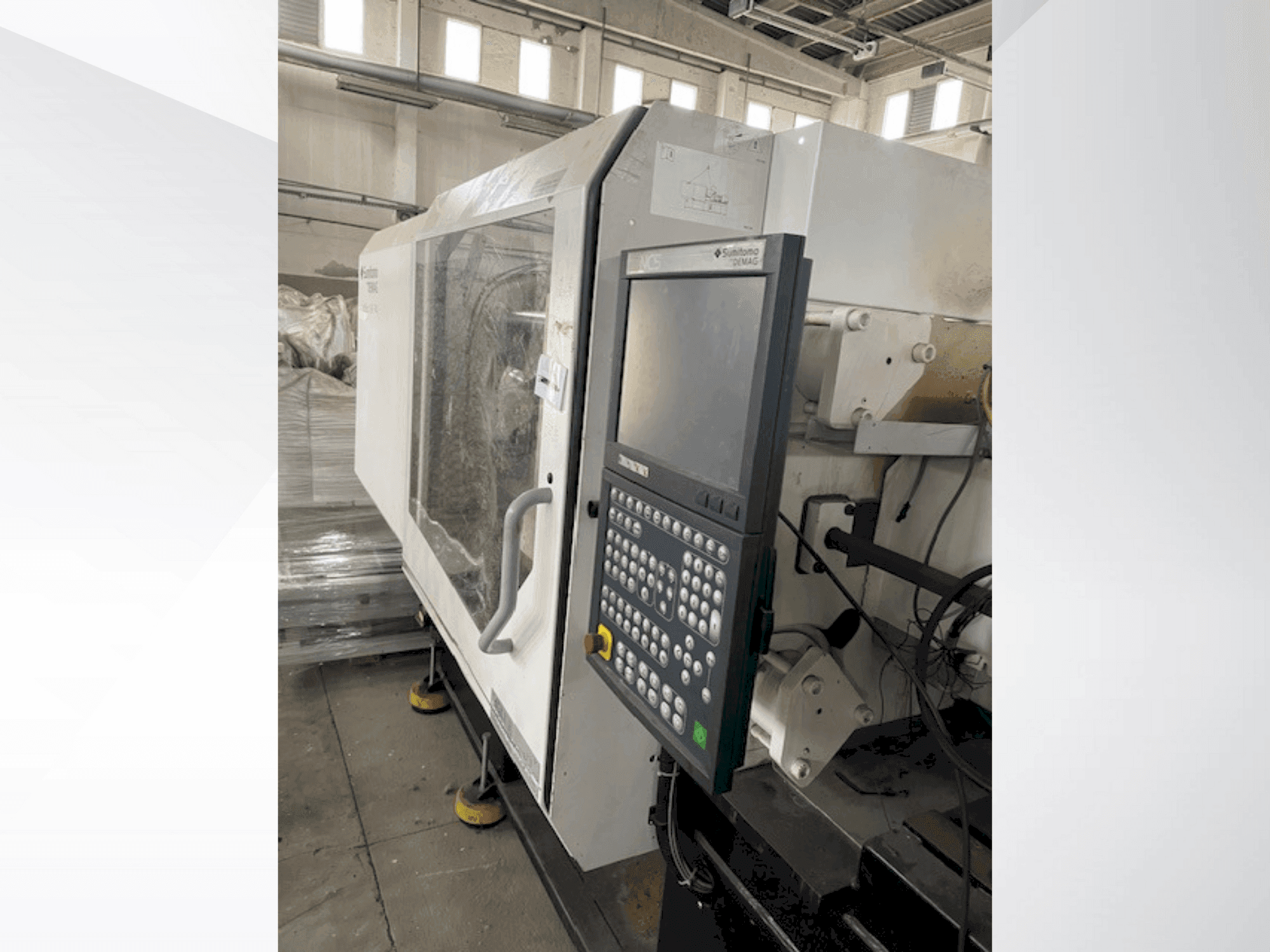 Vooraanzicht van SUMITOMO SHI DEMAG IntElect 160/520-340 smart machine