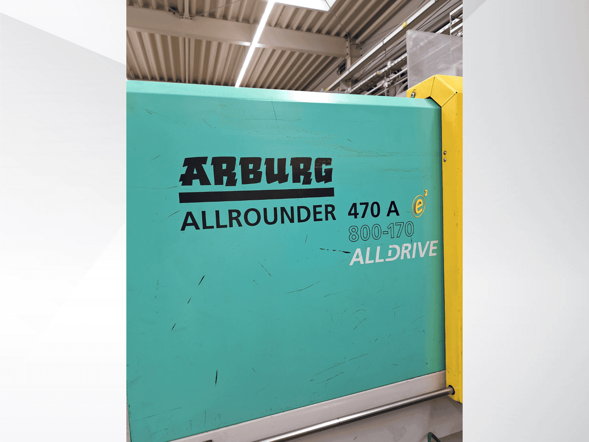 Vooraanzicht van Arburg 470 A 800-170 machine