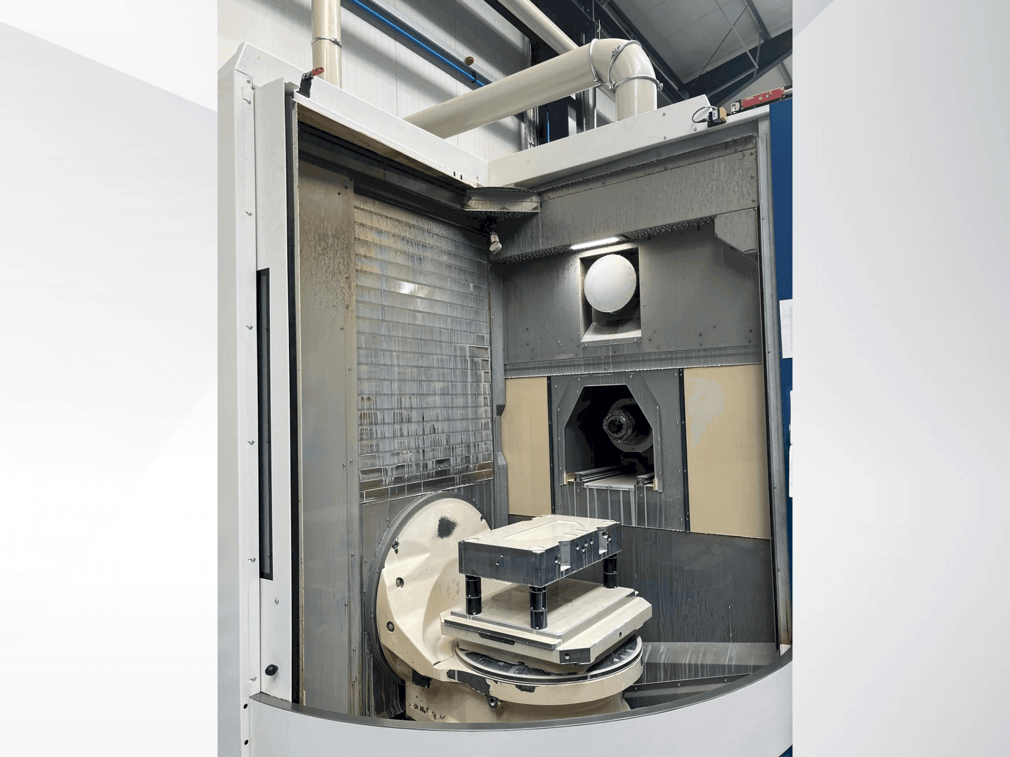 Werkruimte van GROB G550a machine