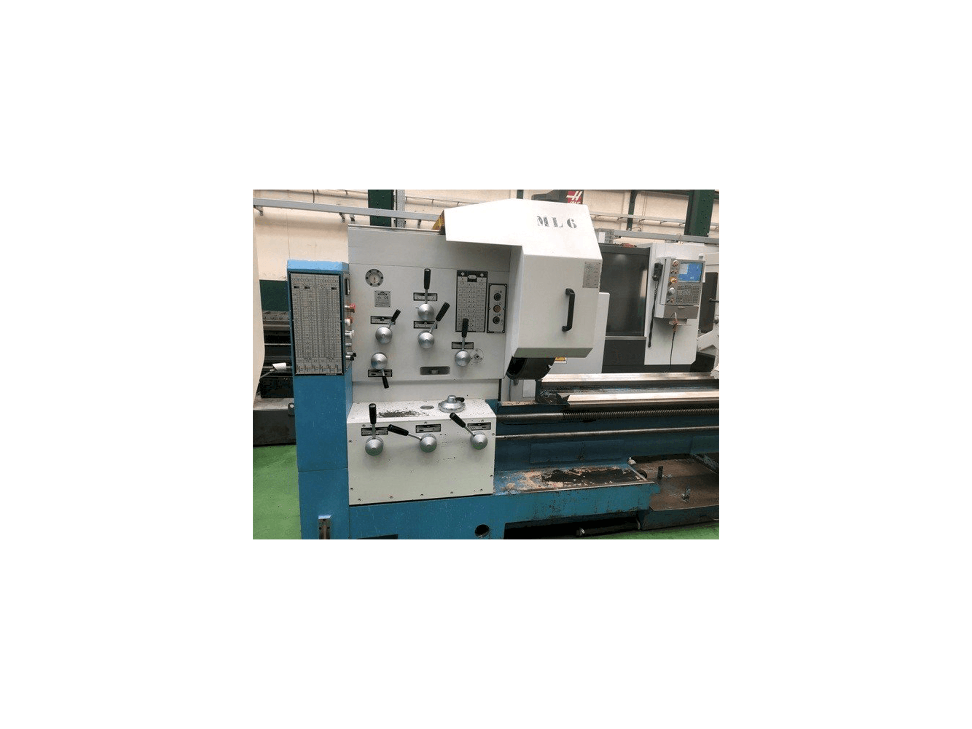 Vooraanzicht van Poreba TPK 80x4000 machine