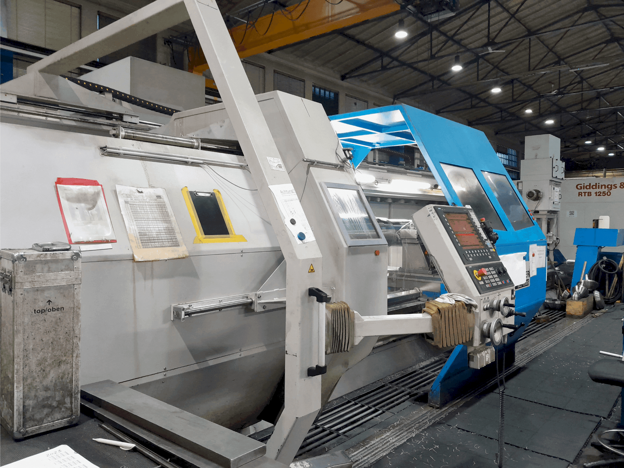 Vooraanzicht van SEIGER SLZ 1200S machine