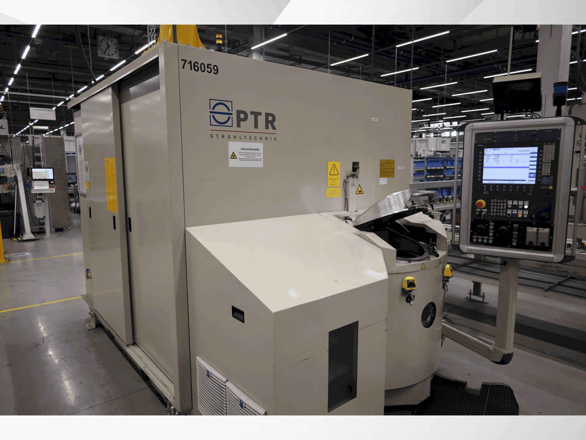 Vooraanzicht van PTR Strahltechnik EBW PS 4-1 60-6 CH machine