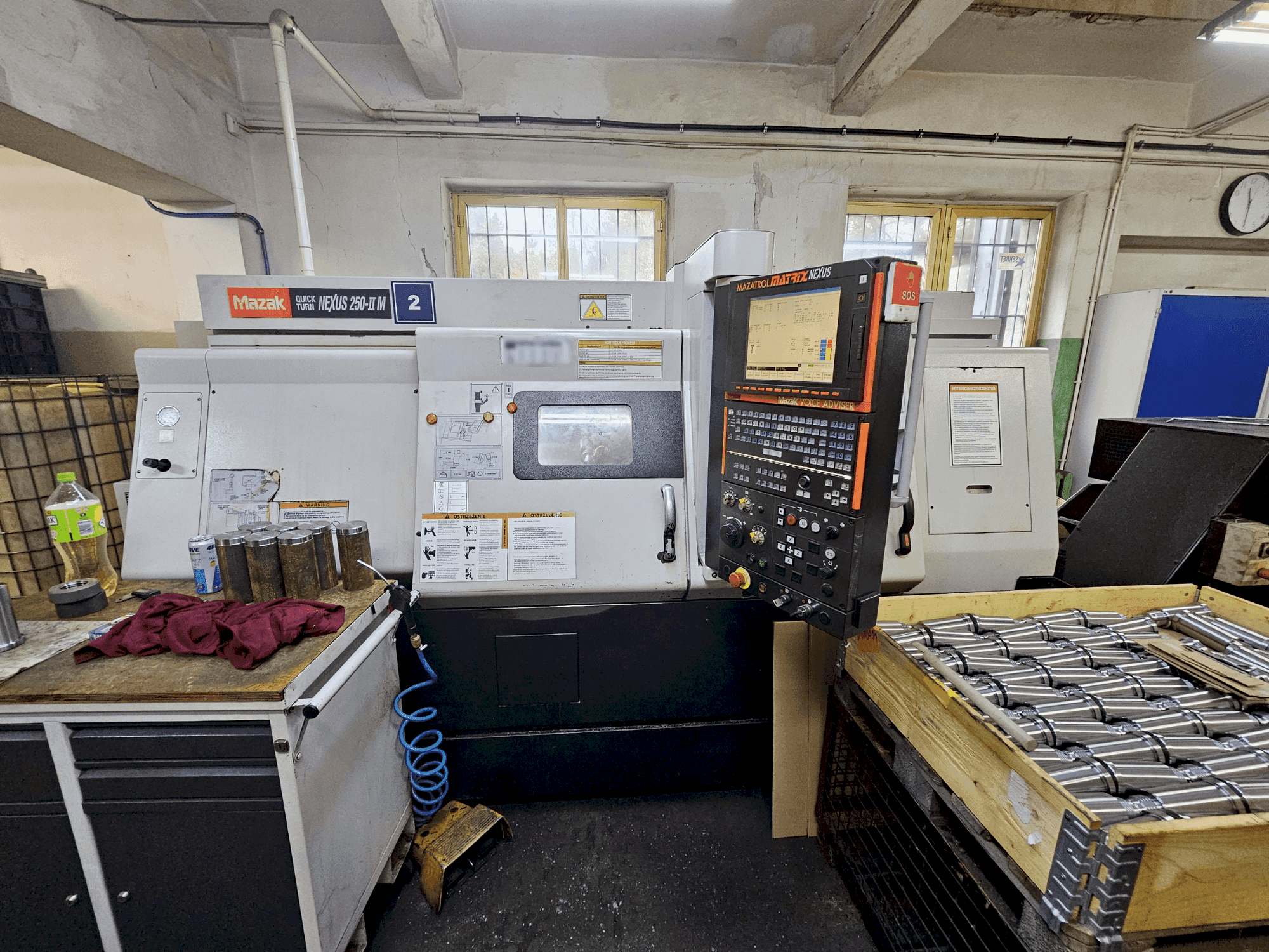 Vooraanzicht van Mazak QUICKTURN NEXUS 250-II M machine