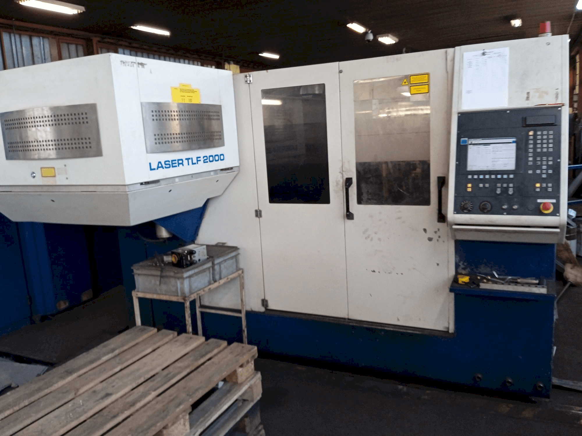 Vooraanzicht van Trumpf Trumatic L 3030 machine