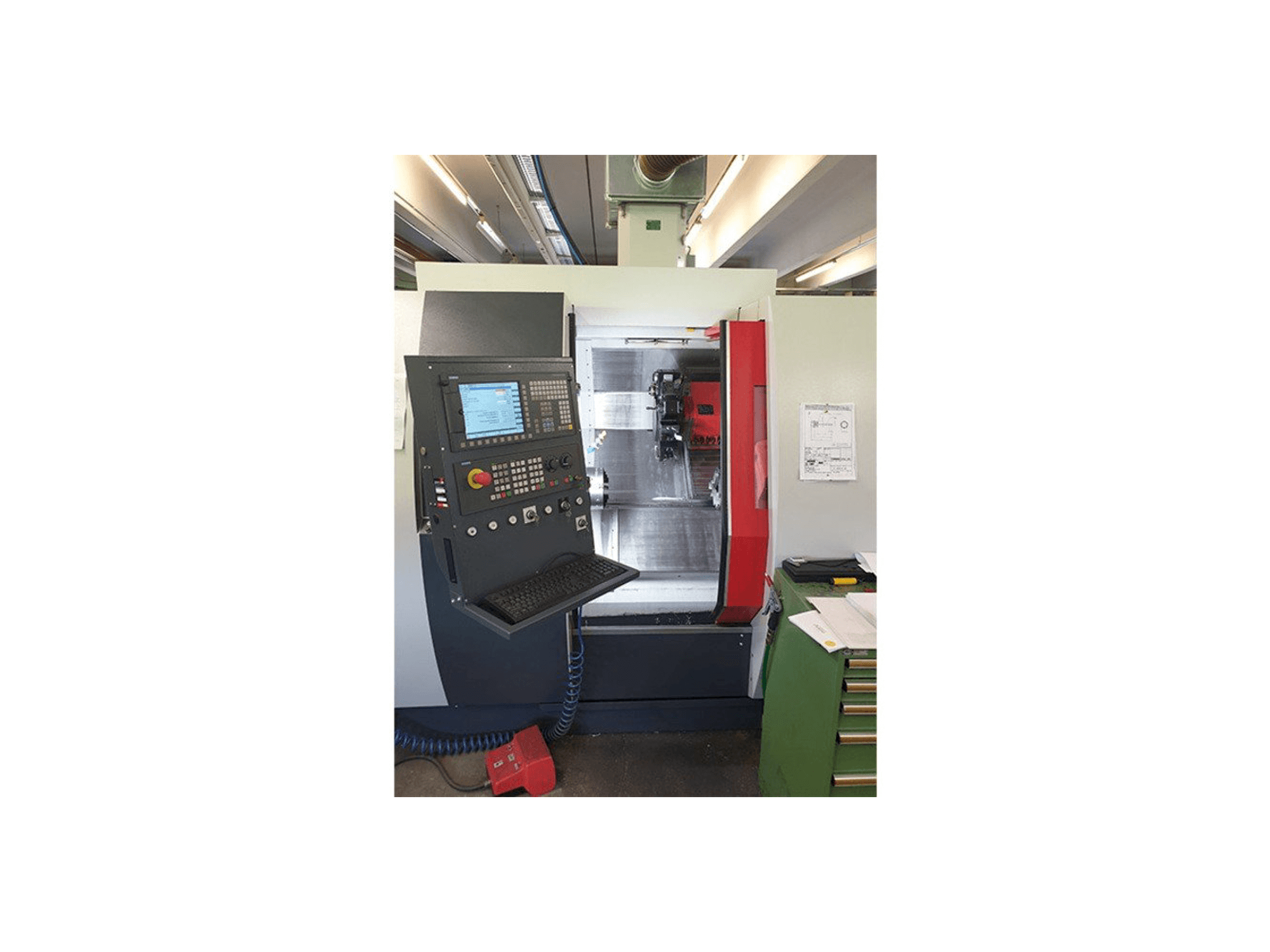 Vooraanzicht van EMCO Turn E 65 machine