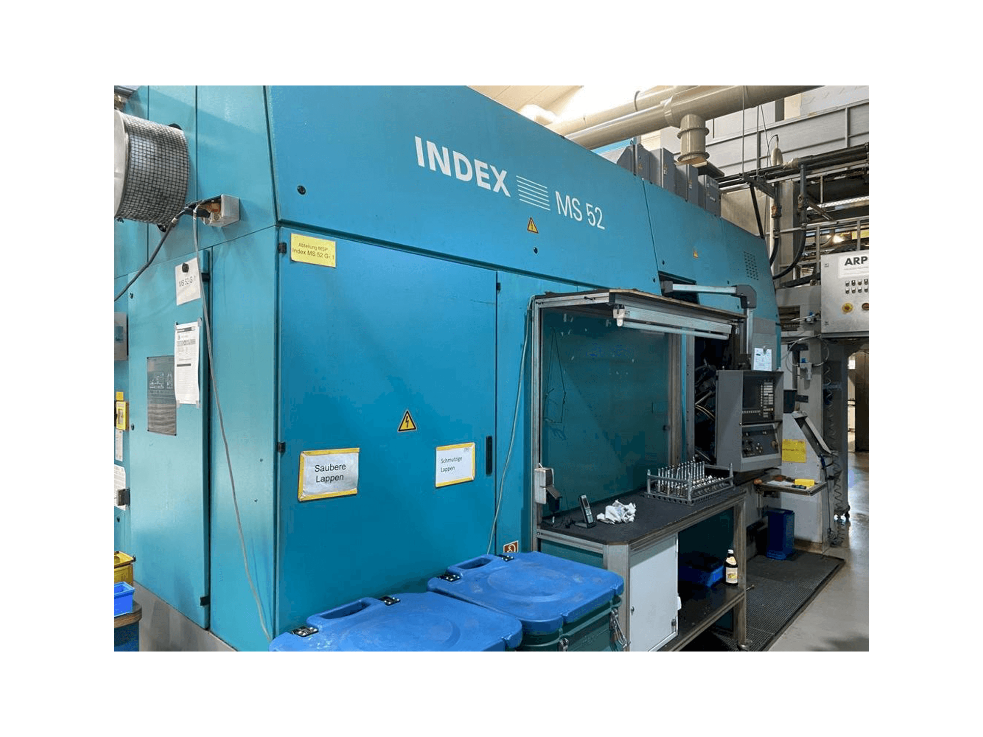 Vooraanzicht van Index MS 52 G machine