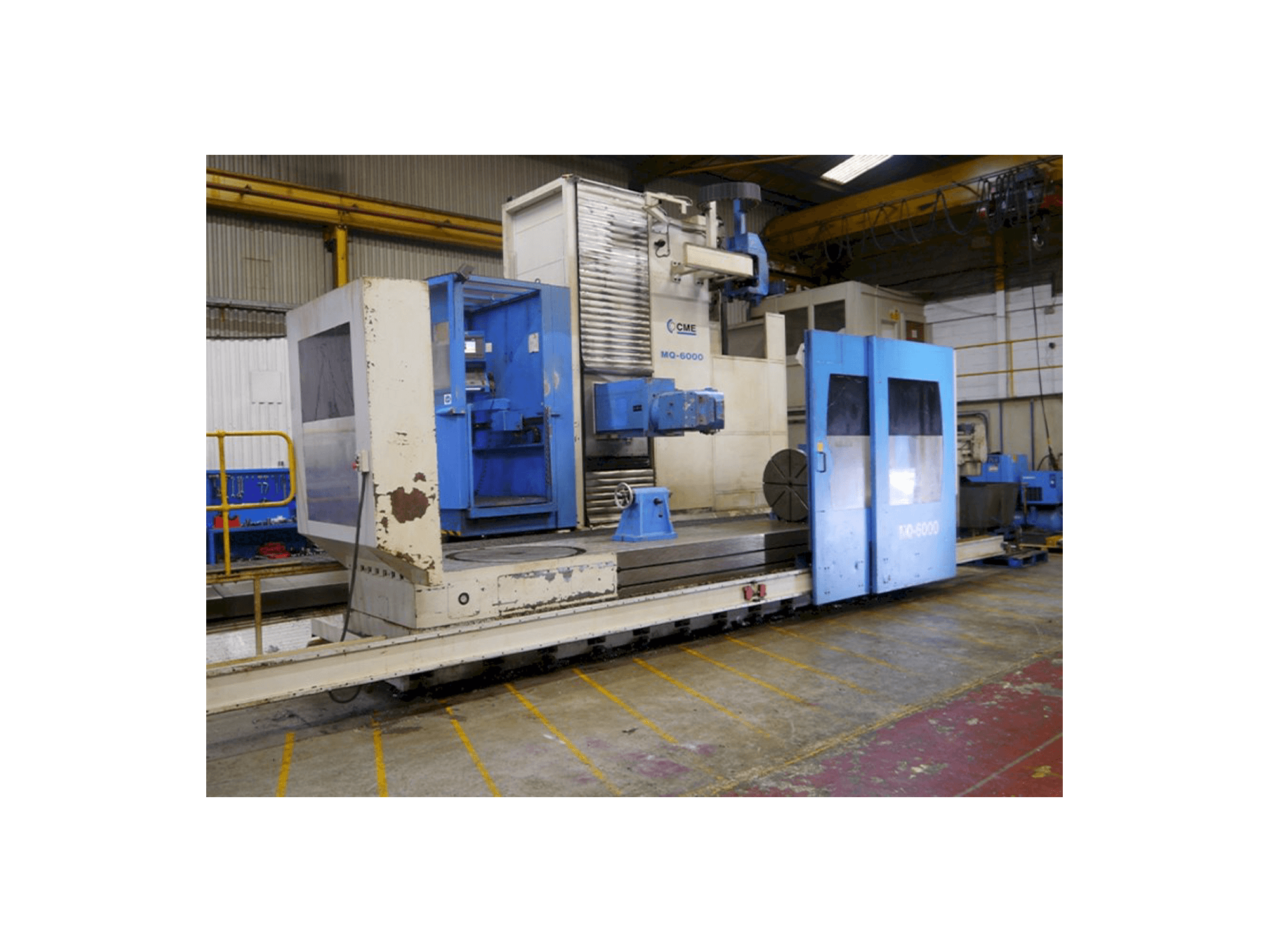 Vooraanzicht van CME MQ6000 machine