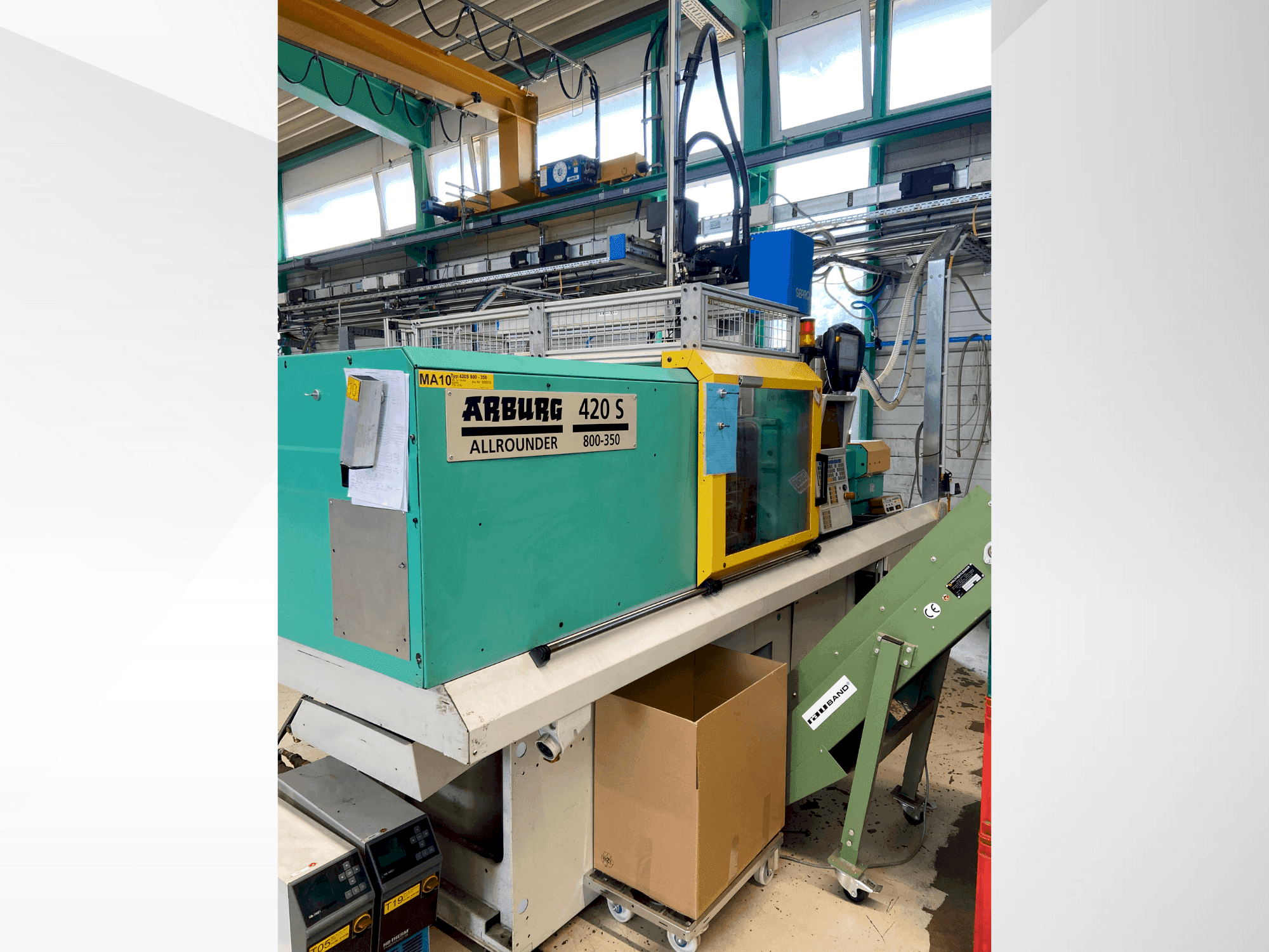 Vooraanzicht van Arburg Allrounder 420 S 800-350 machine