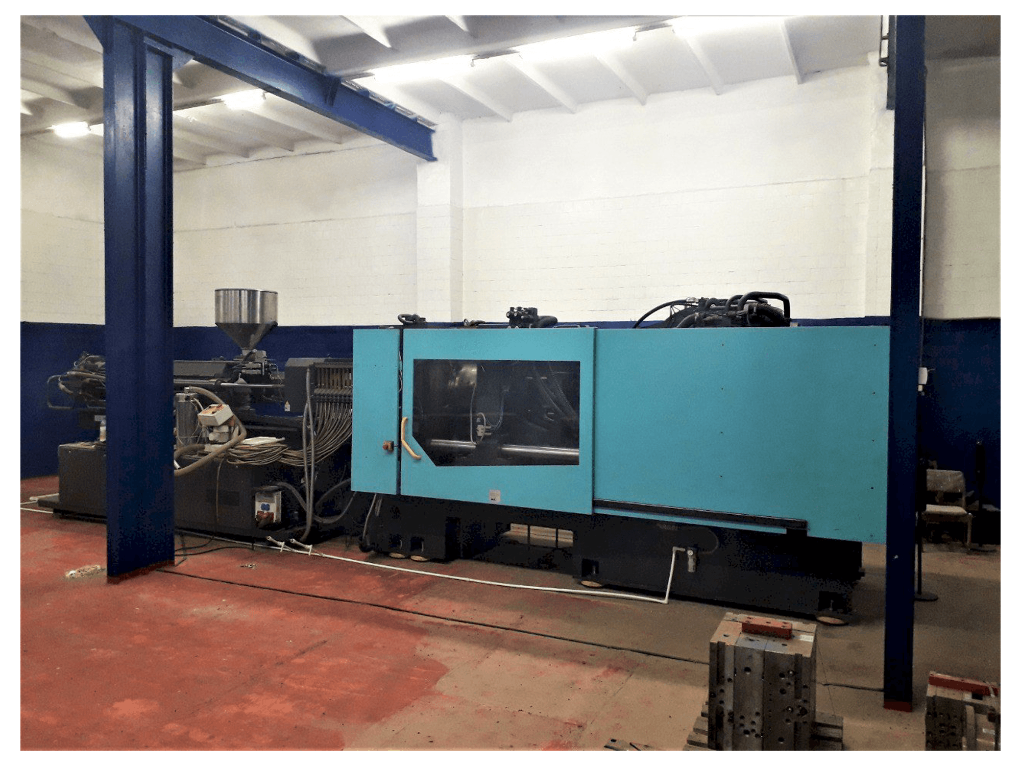 Vooraanzicht van DEMAG Systec Sumitomo 500/9200- 6400 machine