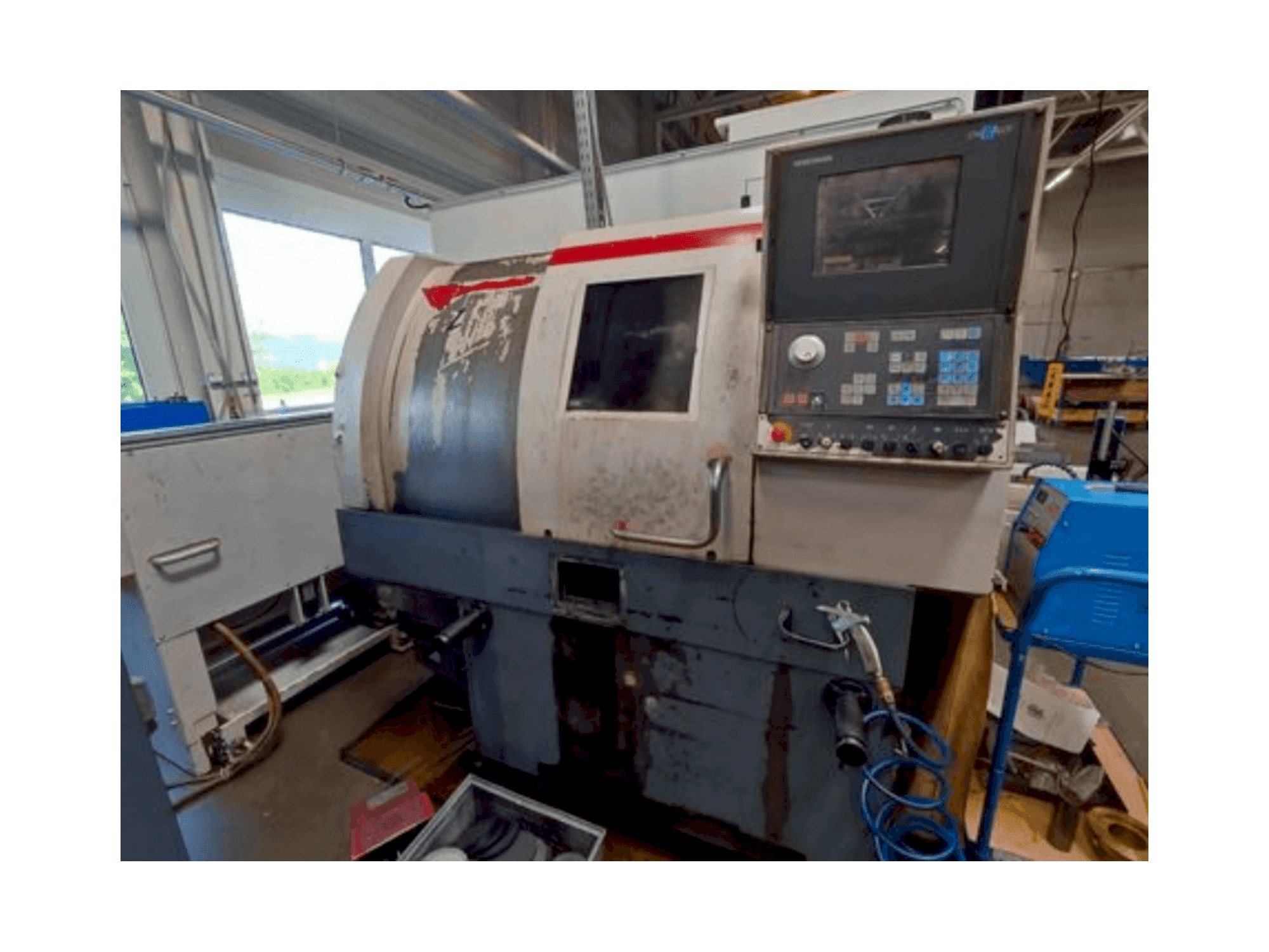 Vooraanzicht van WEMAS DZ150 machine