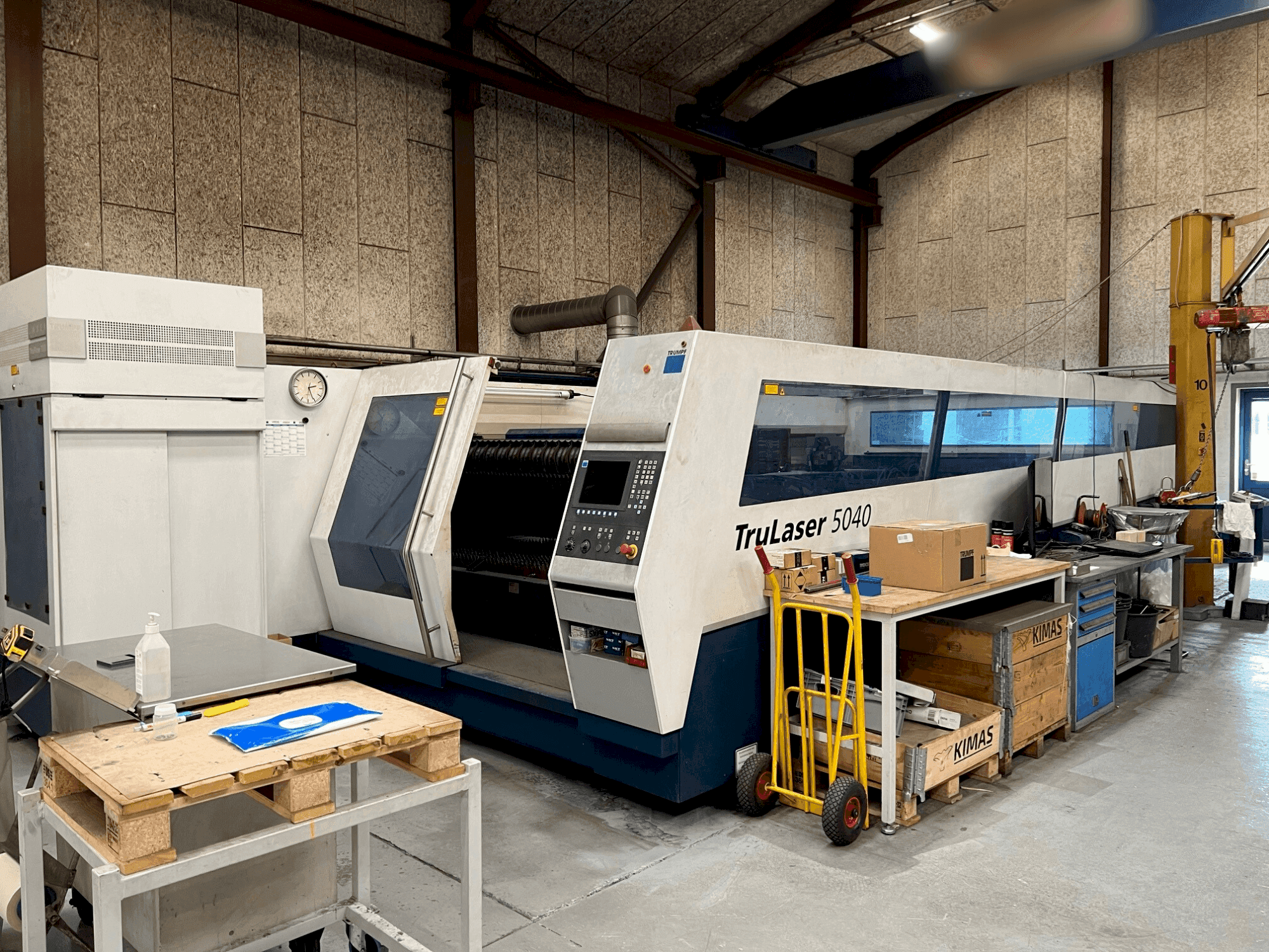 Vooraanzicht van TRUMPF TruLaser 5040 machine