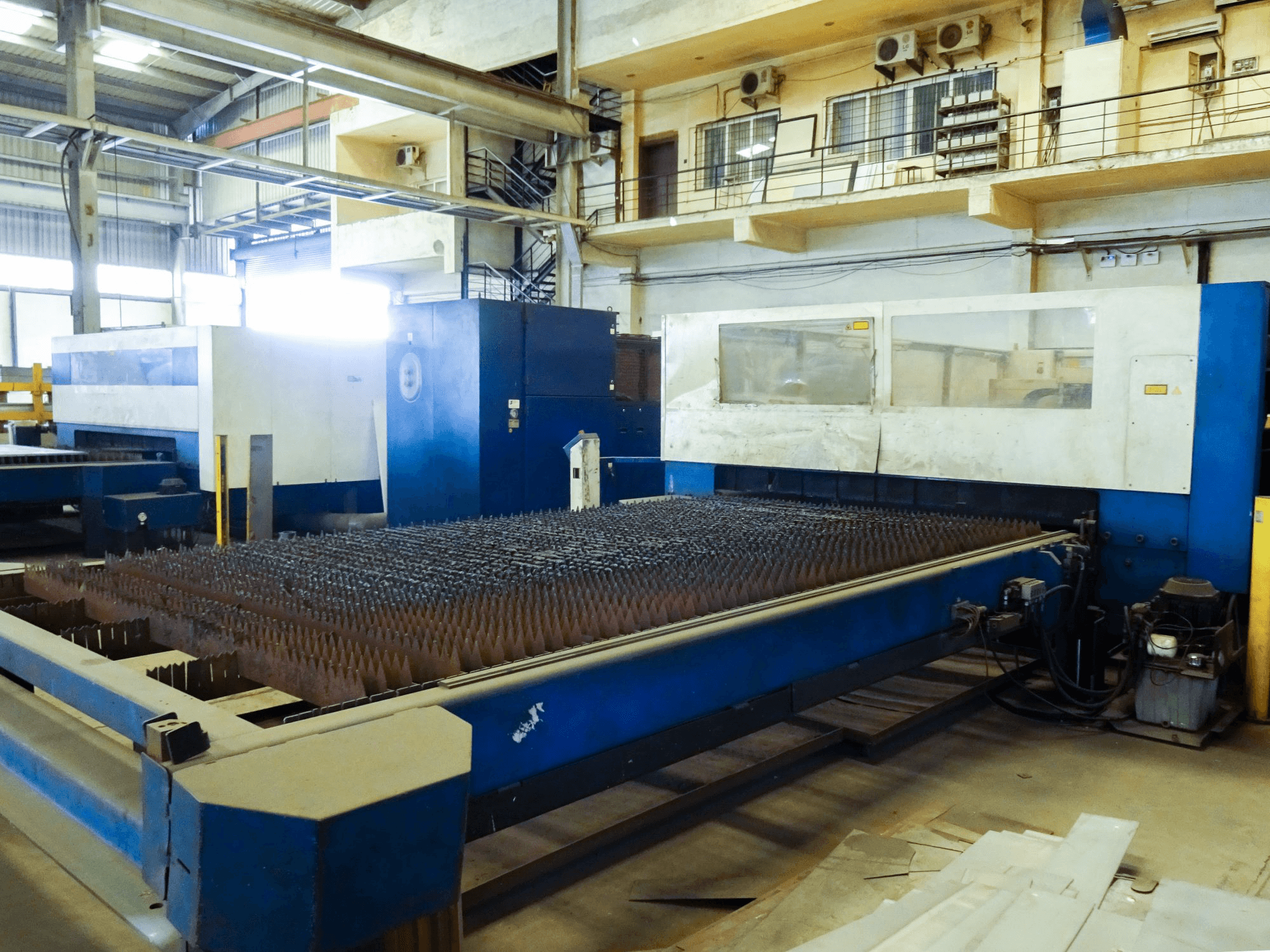 Werkruimte van Trumpf TruLaser 3040 machine