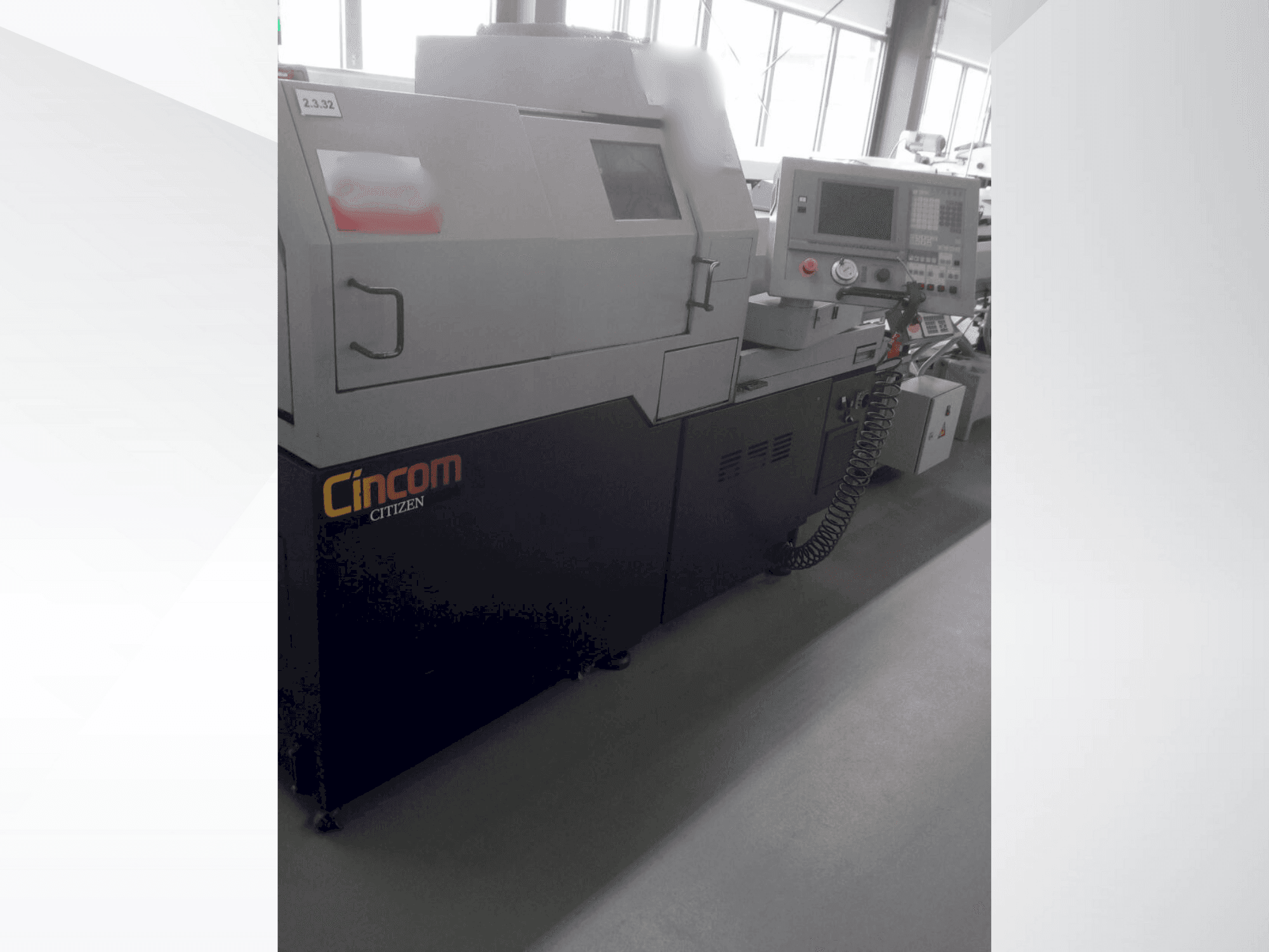 Vooraanzicht van Citizen L5-20 machine