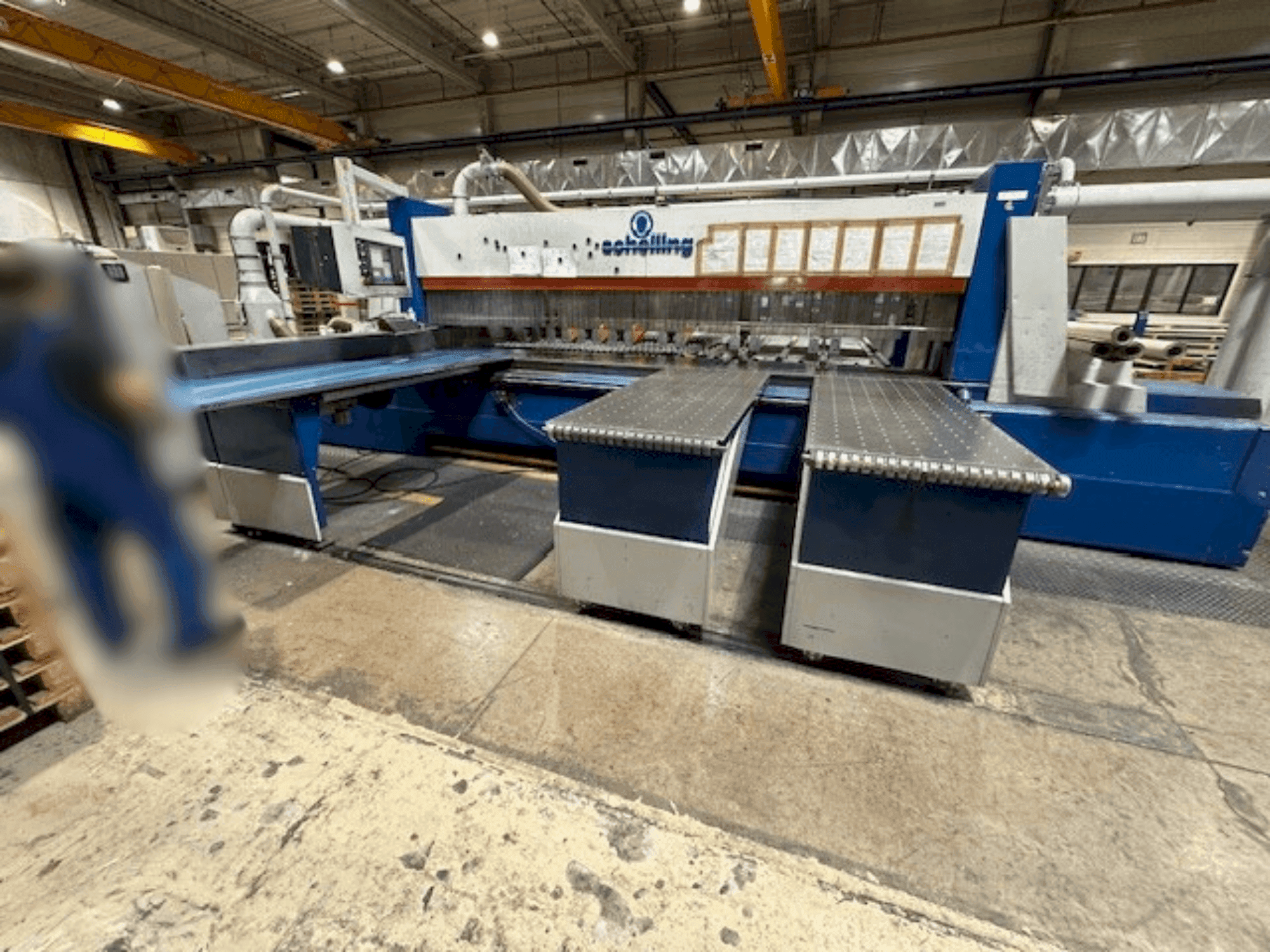 Vooraanzicht van SCHELLING FSM-430 machine