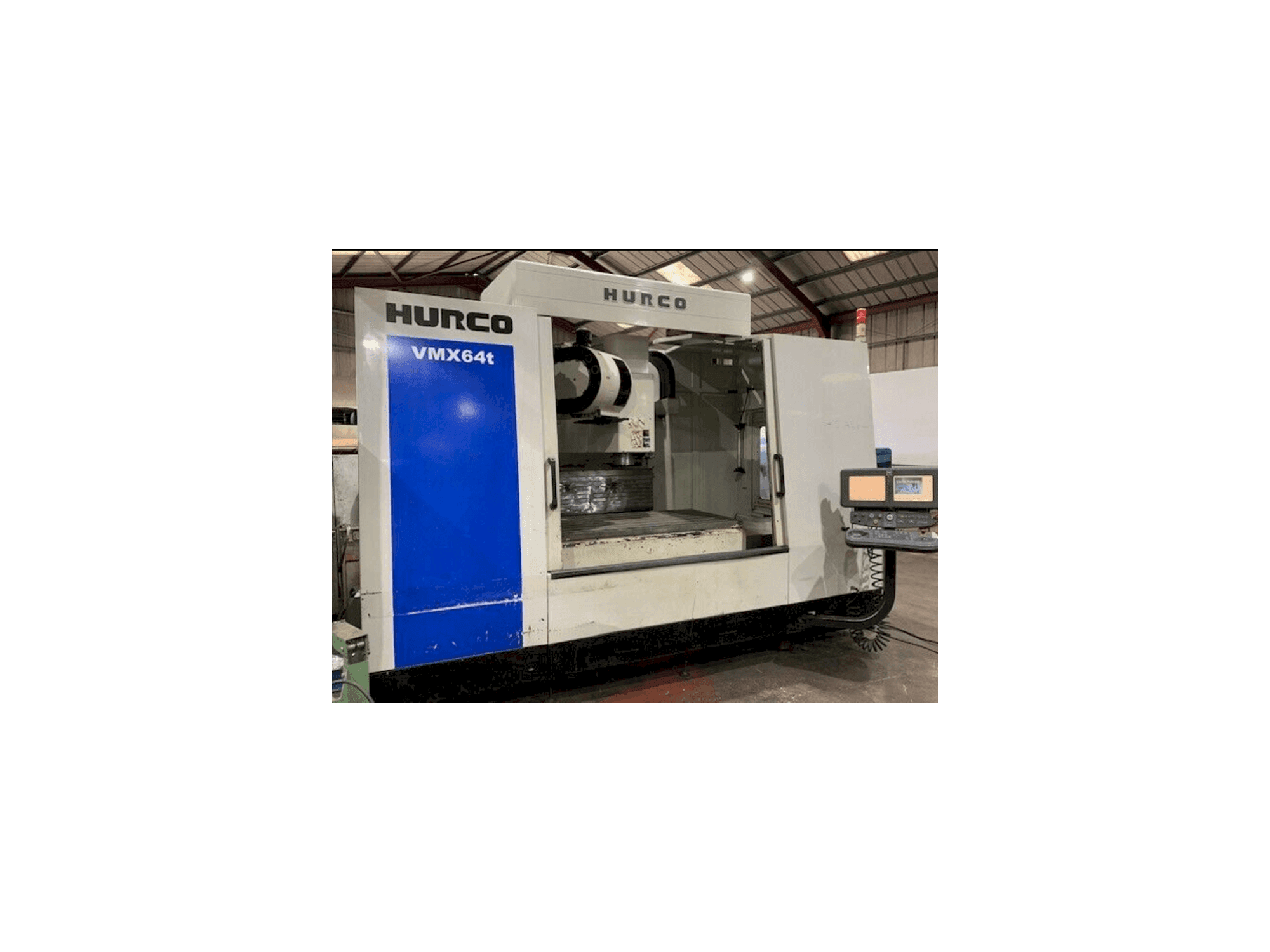 Linkerzijdeaanzicht van Hurco VMX 64/40T machine