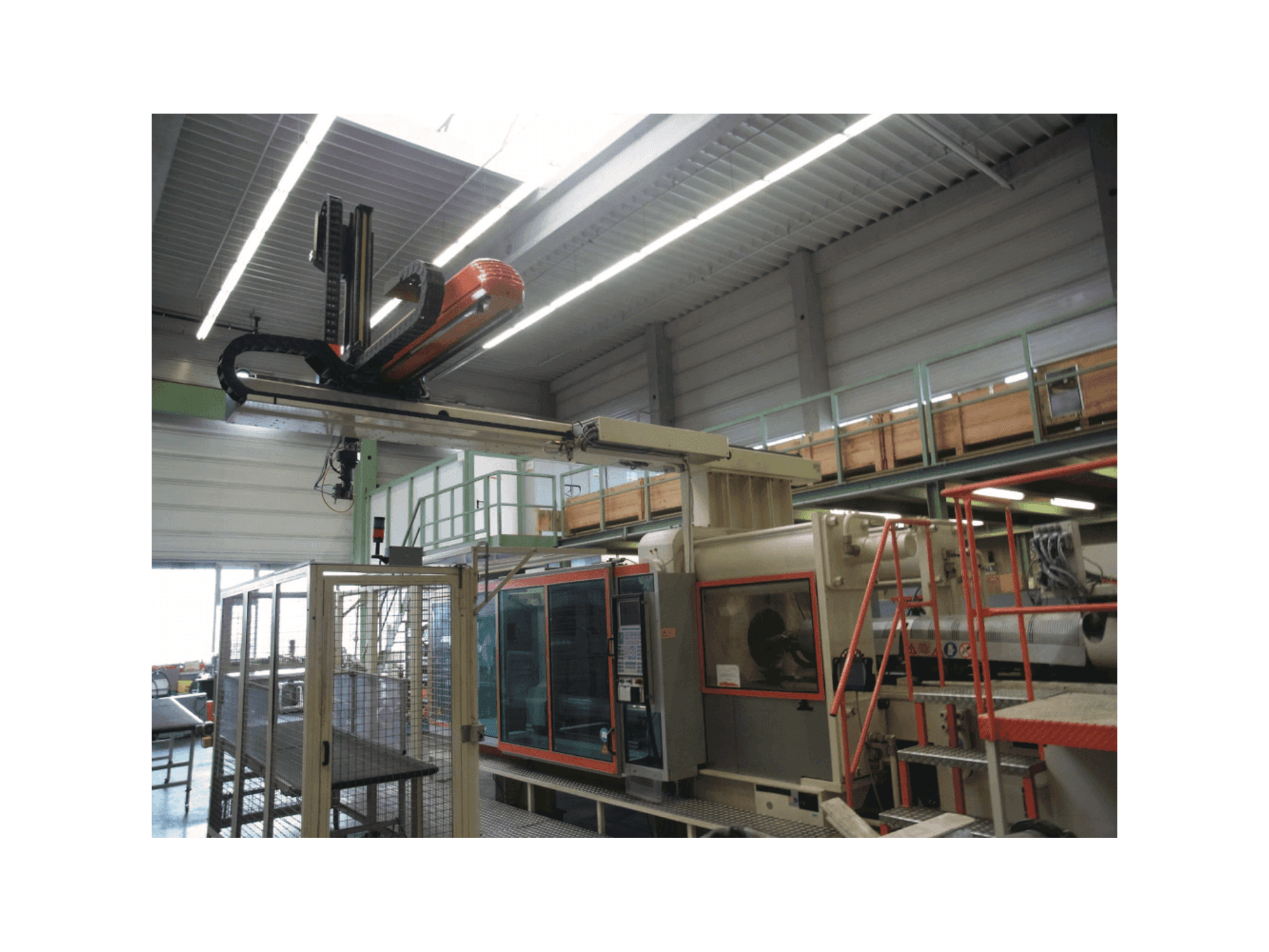 Vooraanzicht van Krauss Maffei 650-6100 CM machine