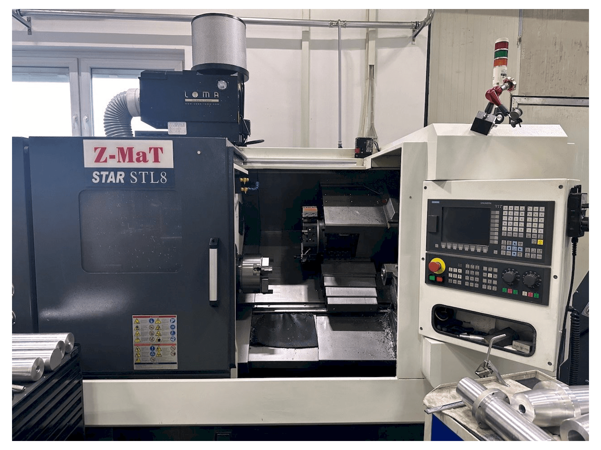 Vooraanzicht van Z-MAT STAR STL 8 machine