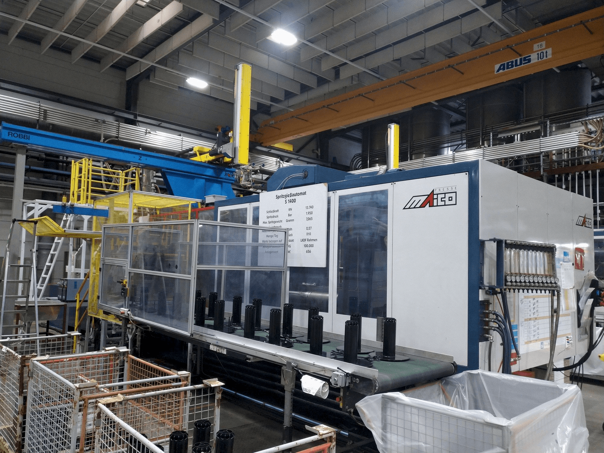 Vooraanzicht van Maico Corsa 100307/1400 machine