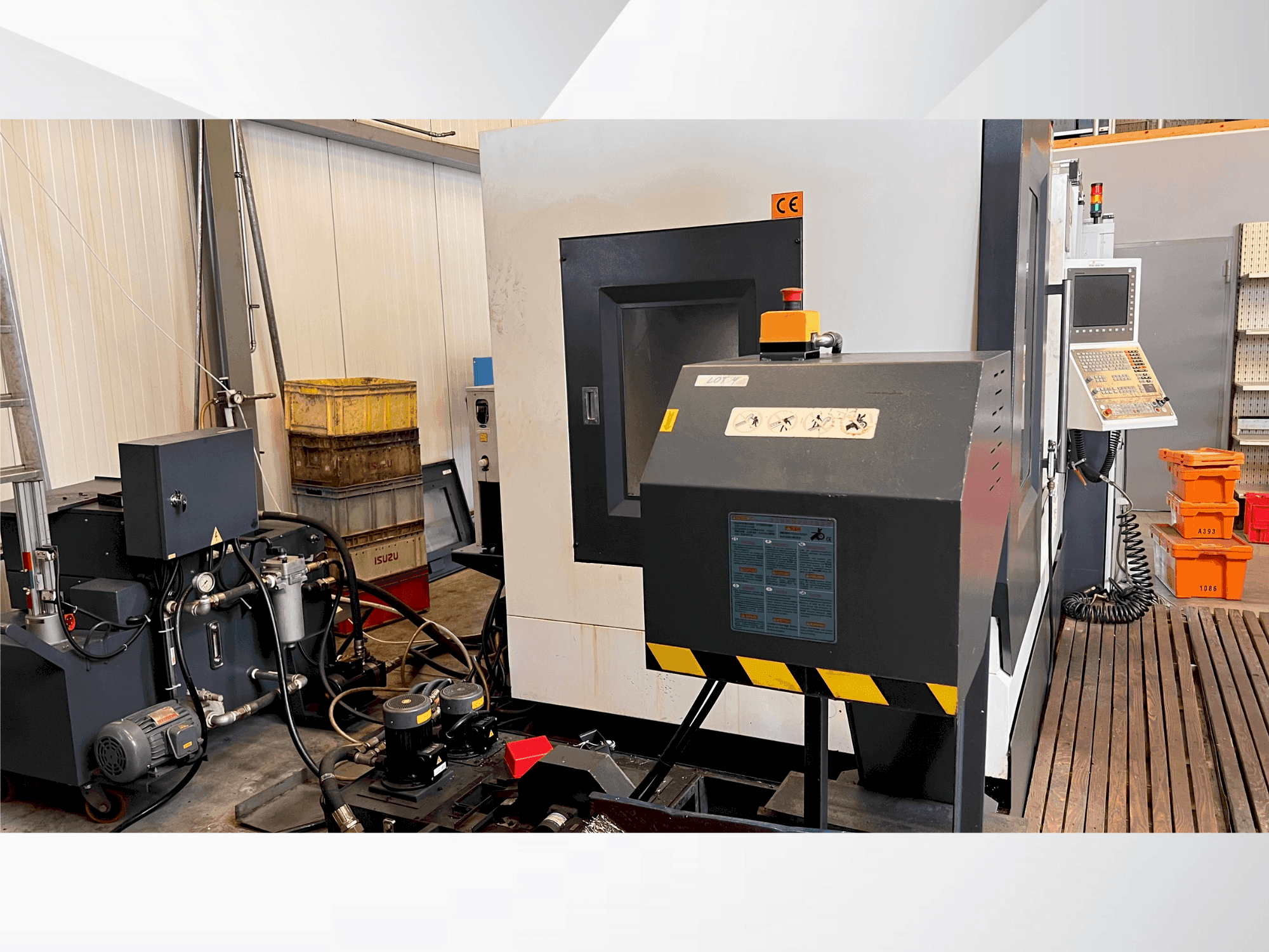 Vooraanzicht van POSmill C 1050 machine