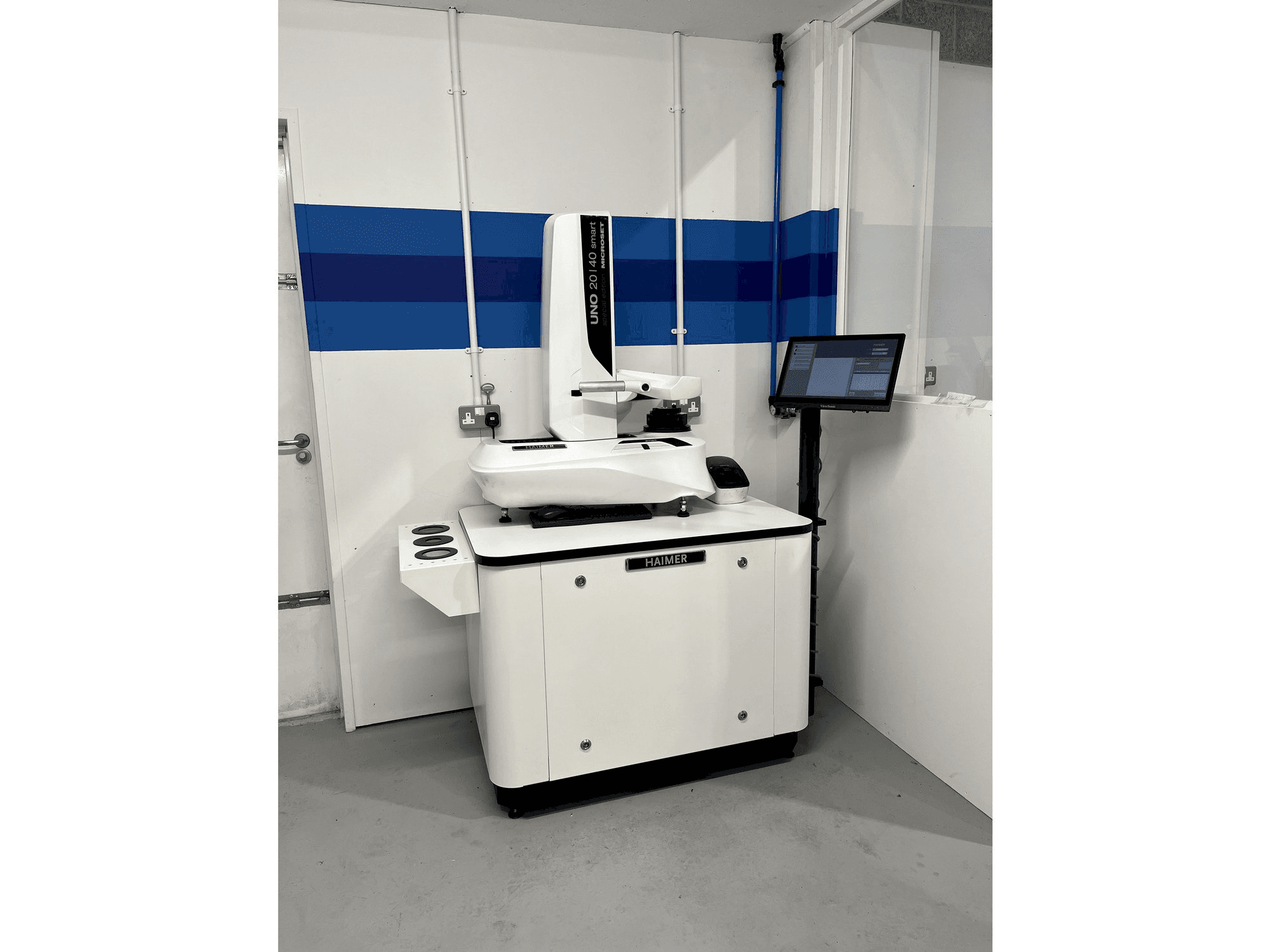 Vooraanzicht van HAIMER UNO 20/40 Smart Microset machine