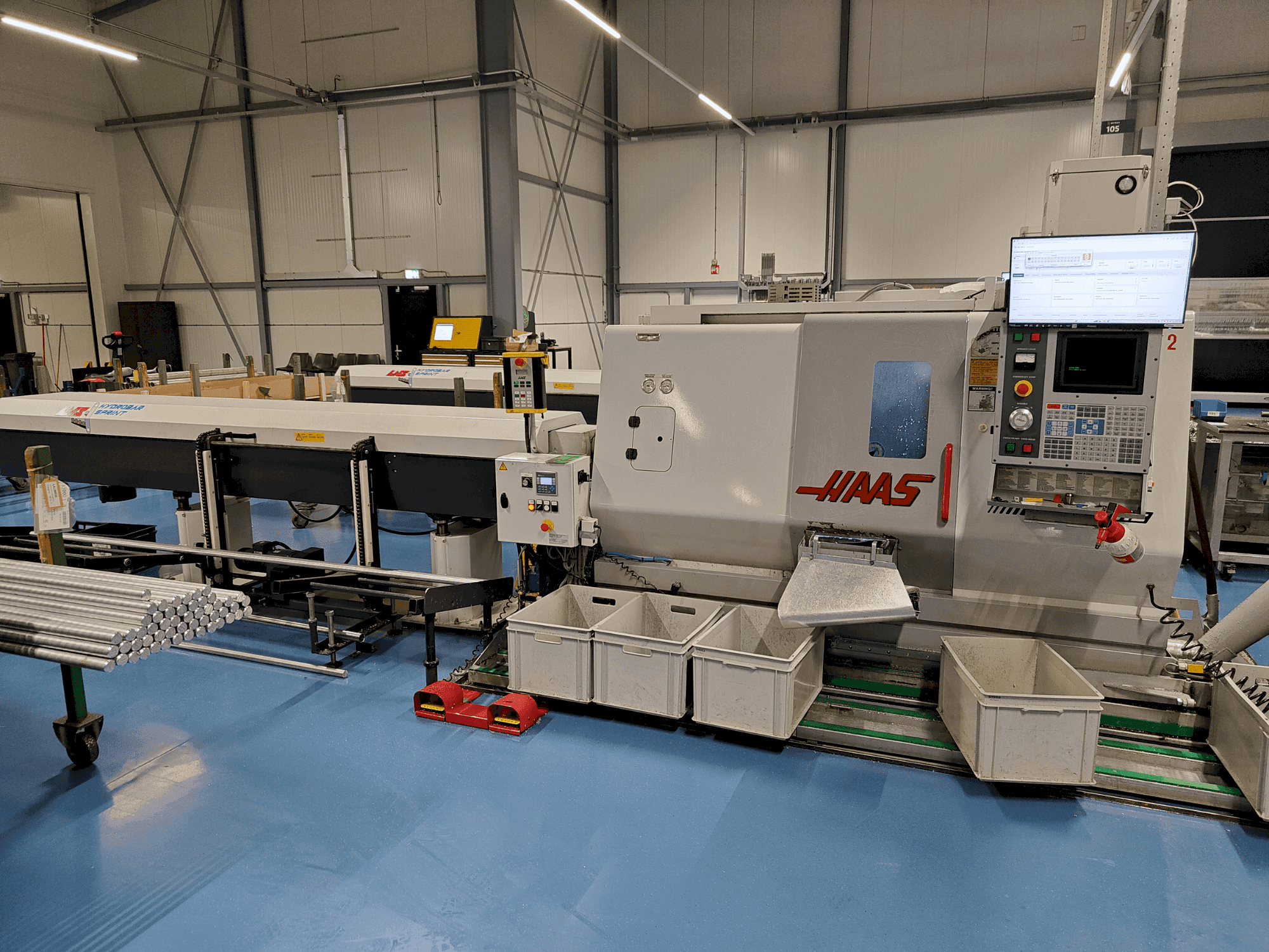 Vooraanzicht van HAAS TL-15BHE machine