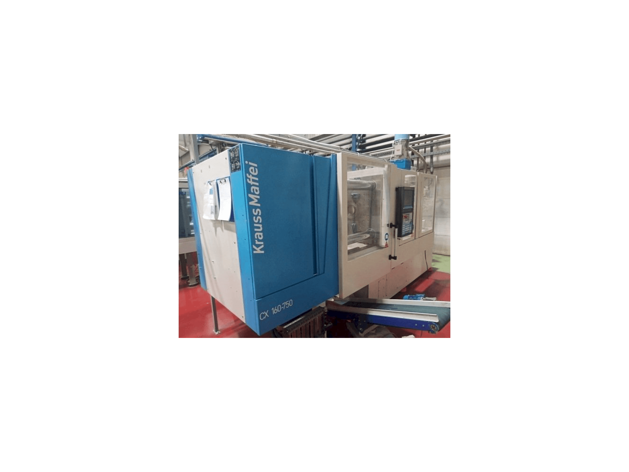 Vooraanzicht van Krauss Maffei KM 160-750 CX machine