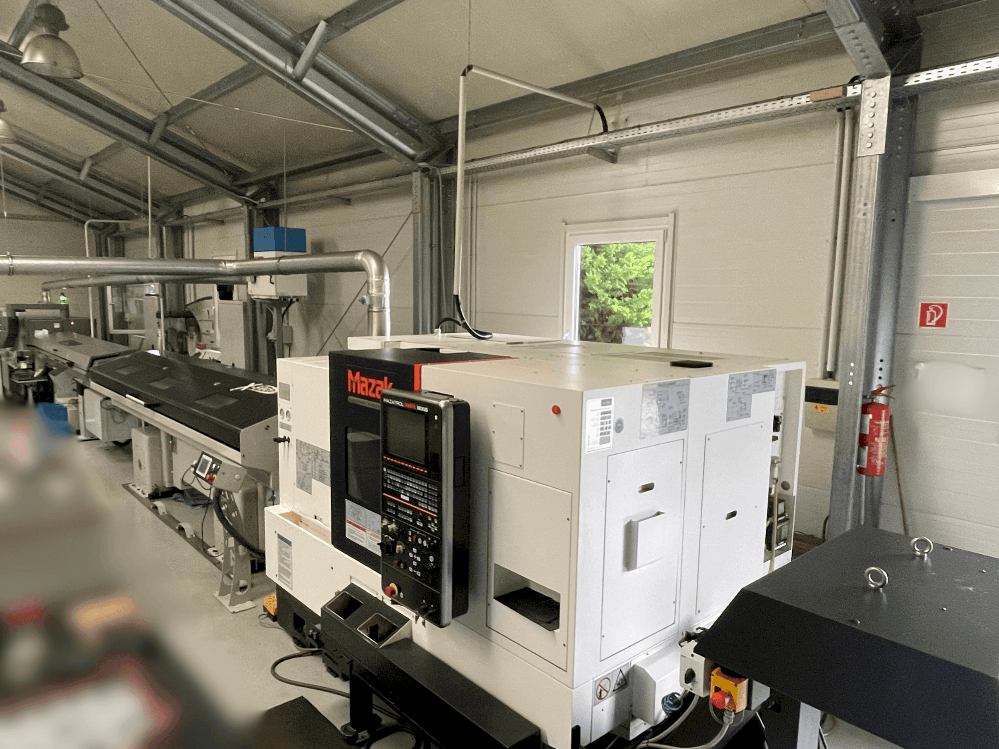 Vooraanzicht van Mazak Quick Turn Nexus 200-II MS machine