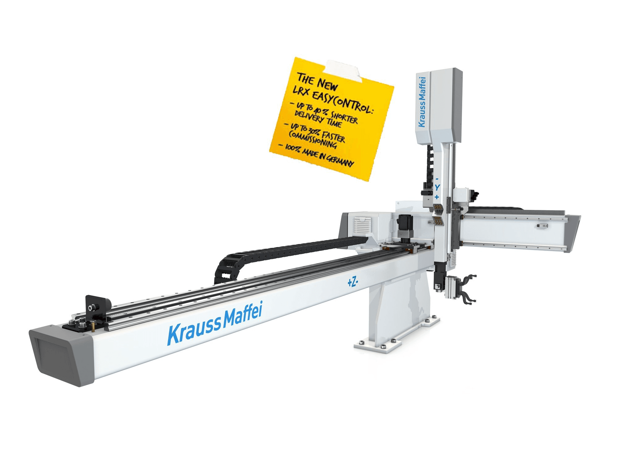 Vooraanzicht van Krauss Maffei LRX EasyControl 50 machine