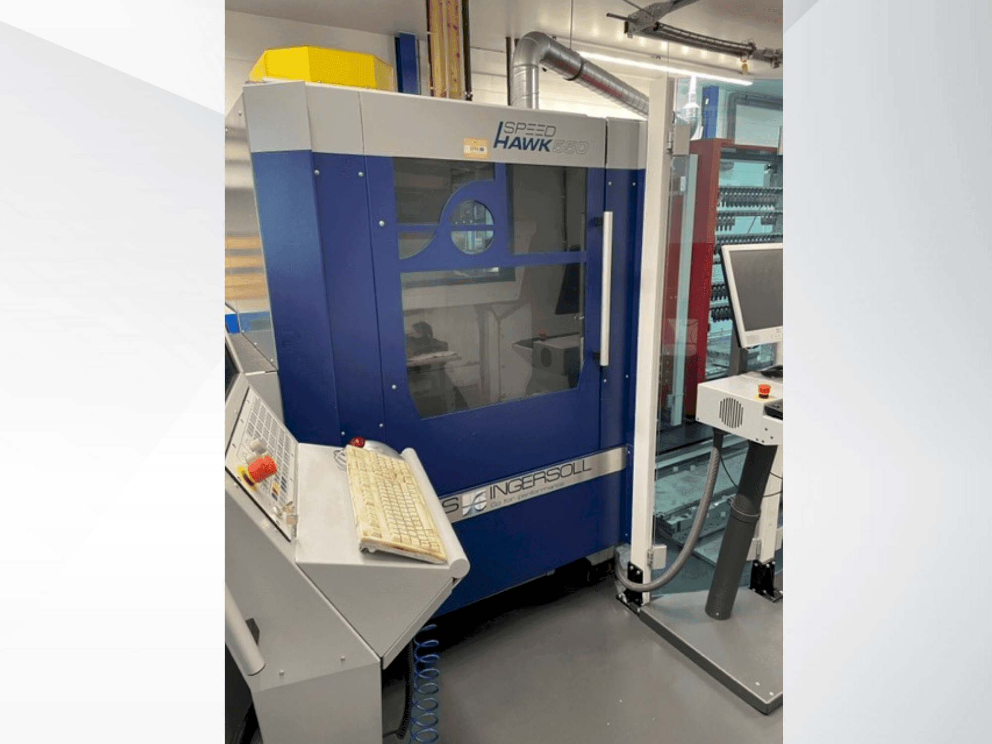 Vooraanzicht van OPS INGERSOLL SPEED HAWK 550 machine