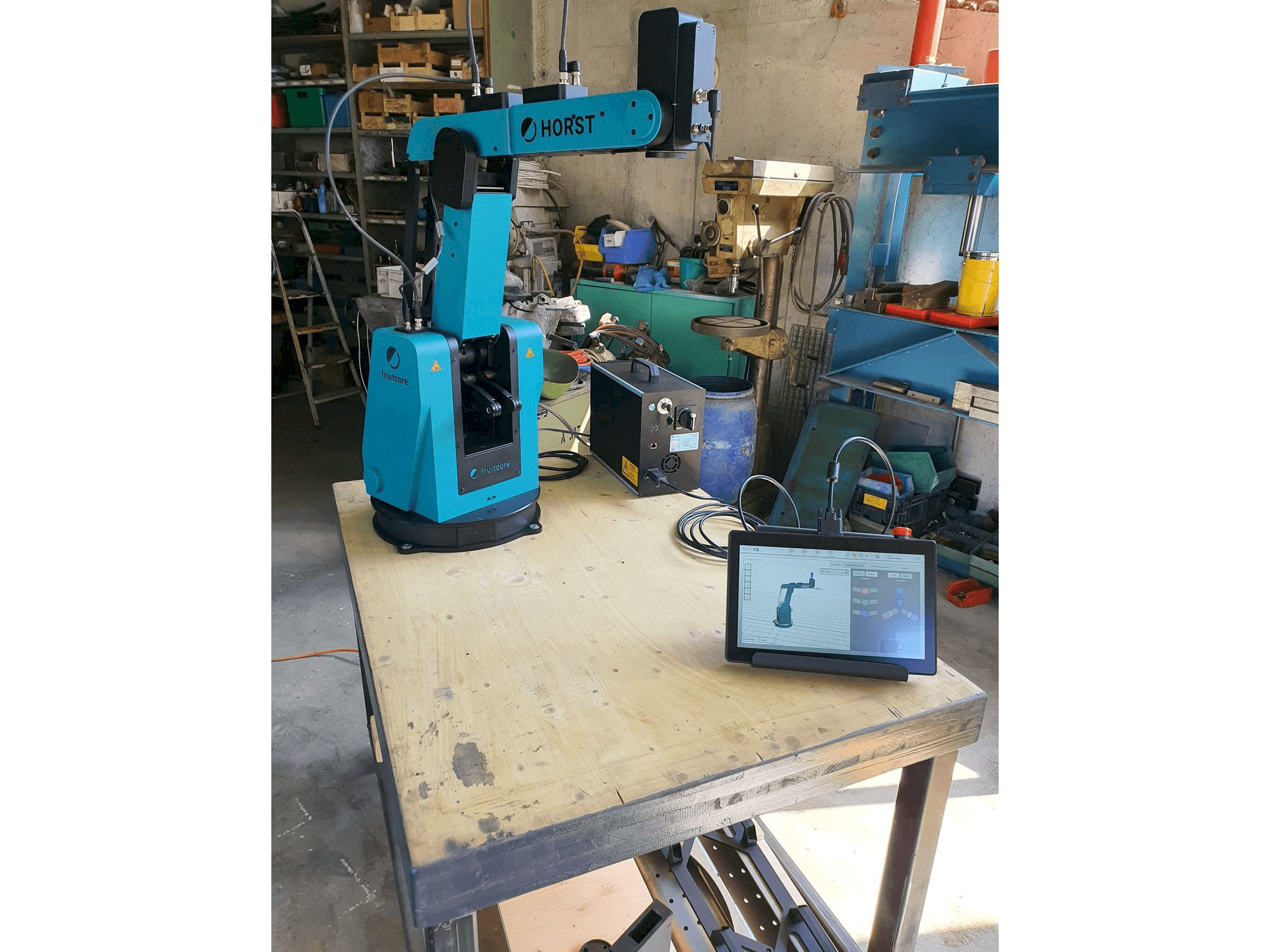 Vooraanzicht van Fruitcore Horst 900 machine